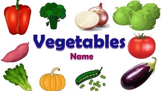 Vegetables Name  सब्जियों के नाम vegetables in Hindi and English with pictures [upl. by Odidnac]