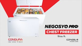 Condura Chest Freezer Large I Negosyo Chest Freezer [upl. by Austin]