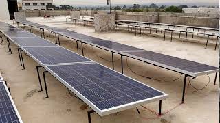 Solar System India  10 KW Solar Panel System Installed in INDIA [upl. by Cowie973]