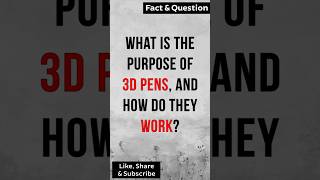 What is the purpose of 3D pens and how do they work 3dpen [upl. by Idnas]