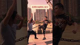 How to counter the high whip kick Chinese Kung Fu grappling and fighting [upl. by March]