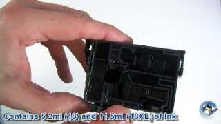 Inside Epson 18T1801 and 18XLT1811 Black Daisy Ink Cartridge [upl. by Introk]