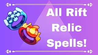 Prodigy All Rift Relic Spells From Dragon Isle [upl. by Ihcur]