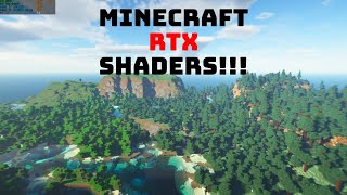 Minecraft Shaders With RTX pc specs in desc SEUS PTGI HRR 3 [upl. by Martina]