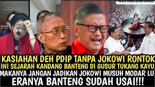 sejarah baru tukang kayu ratakan kandang banteng makanya jangan remehkan jokowi banteng nyungsep [upl. by Tedman]