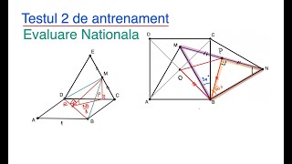 Test 2 de antrenament  Evaluare Nationala Math PDR [upl. by Ruthann]