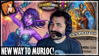 THE NEW WAY TO MURLOC  Hearthstone Battlegrounds [upl. by Fernand]