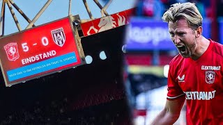 Flinke uitslag in de derby Sfeerverslag FC Twente  heracles 202324 [upl. by Lewes]