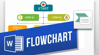 How to Make a Flowchart in Word  Create a Flowchart with SmartArt [upl. by Eillim]