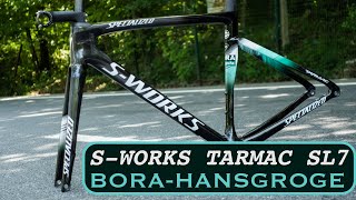 SWorks Tarmac SL7 Disc Bora Hansgrohe Team Machine 2021 dreambuildbike sworks tarmacsl7 [upl. by Dal453]