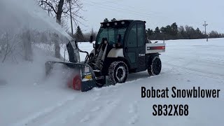 Bobcat SB32X68 Snowblower [upl. by Liauqram487]