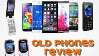 OLD PHONES REVIEW  Alcatel  INTEX  J5  J1 mini  Nokia 3310 copy  2015 phones full video [upl. by Ttemme]