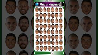 🏅Can you find Neymar  Where is Neymar 👀 quiz shorts [upl. by Ainoet]