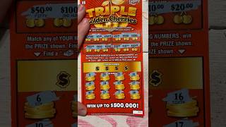 New Florida lottery scratch off 5 ticket triple cherries￼ scratchers scratchofftickets fun [upl. by Allecsirp306]