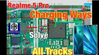 Realme 5 pro Charging waysNot Charging ProblemAll SolutionsTracks with Full Explanation💯✅ [upl. by Nwahsiek840]