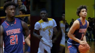 UNC amp Duke commits RJ Davis and Adrian Griffin Jr DEFEAT Cardinal Hayes at HOME OPENER [upl. by Magdalena]