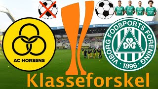 Kunne 1 divisions holdet slå Superligaholdet ud af Pokaltuneringen Ac Horsens vs Viborg FF [upl. by Selim847]