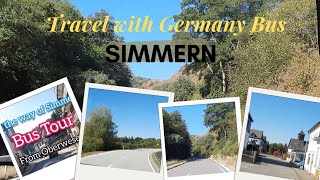 Travel with Local bus from Oberwesel to Simmern  The beautiful nature of Germany [upl. by Dukie]