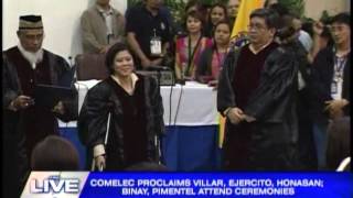 Comelec proclaims 5 winning senators [upl. by Florrie]