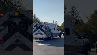 Upper Perkiomen Valley Ambulance 3693 leaving from scene ambulance fdny [upl. by Him]