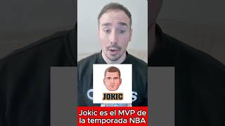 🏆Jokic es el MVP de la NBA 🏀NBA basketball [upl. by Resay]