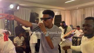 Kofi Kinaata’s performance at Akwaboah’s wedding reception [upl. by Yahsan]