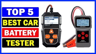 Top 5 Best Car Battery Tester Of 2024 [upl. by Naej]