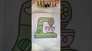 ASMR COLORING  MIXER 🌸💚 alcoholmarkers coloringbook colorwithme asmrcoloring asmr relaxing [upl. by Gerrald15]