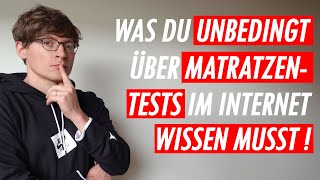 Matratzen Tests im Netz Die KRASSE Wahrheit 🤬👎 [upl. by Myrta522]