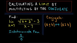 ❖ Calculating a Limit by Multiplying by a Conjugate ❖ [upl. by Annoek]