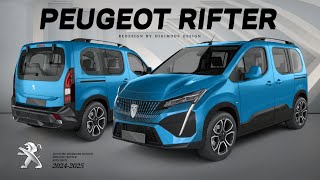 ALL NEW PEUGEOT RIFTER 20242025 REDESIGN  Digimods DESIGN [upl. by Jabon]