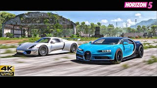 FH5 EPIC DRAG RACE  Agera Rs Supra Rz Divo Jesko Chiron F1 Evo Venom [upl. by Ranita]