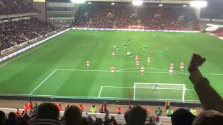 Stoke City  Lewis Baker Goal Celebrations vs Barnsley [upl. by Yrokcaz52]