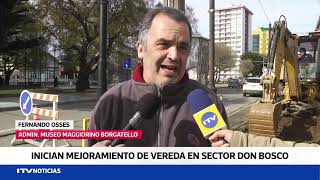 Comienzan trabajos de mejoramiento de veredas en el sector Don Bosco de Punta Arenas [upl. by Weyermann]