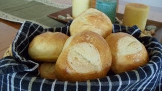 NoKnead Artisan Dinner Rolls Four Ingredients No Mixer No Yeast Proofing [upl. by Soirtimid]