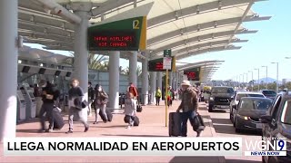 Días festivos tríen normalidad en aeropuertos americanos [upl. by Sanger]