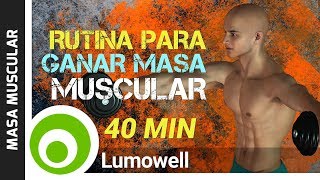 Entrenamiento para Ganar Masa Muscular [upl. by Mizuki]