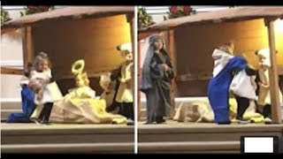 Kids fight over baby Jesus in viral East Tennessee [upl. by Annaeed]