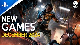 NEW GAMES coming in DECEMBER 2024 with Crazy NEXT GEN Graphics [upl. by Earahs]