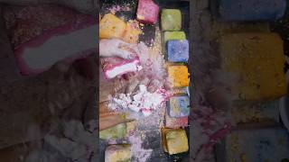 Soft dyed gym chalk asmr satisfying gymchalk [upl. by Aserej973]