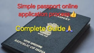 How to apply passport online in Tamil  Fresh passport passport online tamil [upl. by Mohandas]