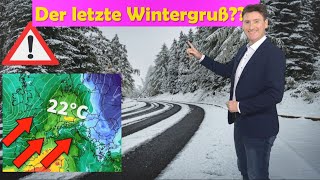 Schon wieder Schnee Großer Wetterumschwung kommt bis 22 °C Der März ist jetzt sogar quotzu warmquot [upl. by Durware]