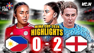 Philippines vs England U17 Highlights  MIMA Cup 2024 [upl. by Garth792]