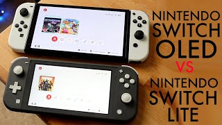 Nintendo Switch Lite Vs Nintendo Switch OLED In 2024 Comparison Review [upl. by Effy]