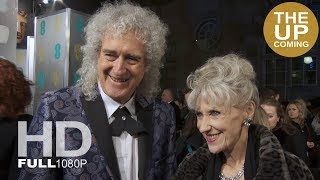 Bryan May on Bohemian Rhapsody Freddy Mercury and Queen at BAFTAs 2019 [upl. by Yerocaj]