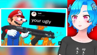 FUNNIEST MARIO ROAST COMMENTS  SMG4  Mario Reacts To People Roasting Him Reaction [upl. by Akiv]