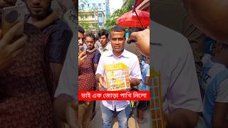 ভাই এক জোড়া লাভবার্ড পাখি নিলো  পাখি  Pakhi  টিয়া পাখি  Tiya Pakhi  মিরপুর ১ পাখির হাট shorts [upl. by Zanas]