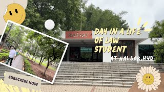 A DAY IN A LIFE OF LAW STUDENT AT NALSAR  HECTIC DAY  HYDERABAD [upl. by Seagraves]