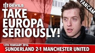 Take Europa Seriously  Sunderland 21 Manchester United  FANCAM [upl. by Jeffry585]