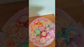 Handmade diy ribbon rose flowershandmade handmadegifts [upl. by Ibrab]